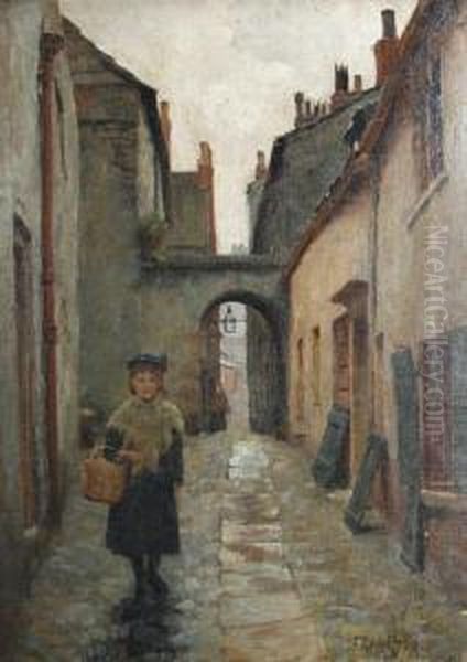 The Errand Oil Painting by Frederick Stead