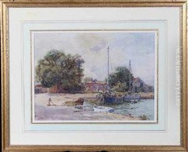 Sailing Boats Oil Painting by Frederick Stead