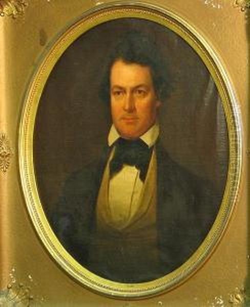 A Portrait Of Edwin Forrest Oil Painting by Junius Brutus Stearns