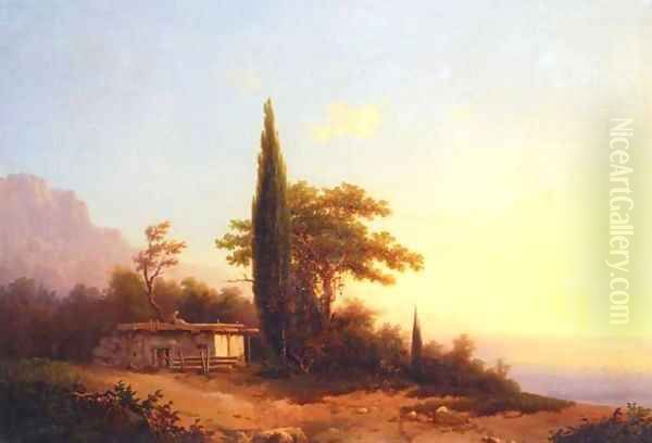 View on Crimea Oil Painting by Ivan Konstantinovich Aivazovsky