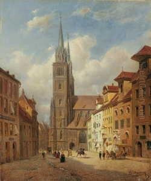 Signiert Und Datiert Unten Rechts: Frz. Stegmann 75. Oil Painting by Franz Stegmann