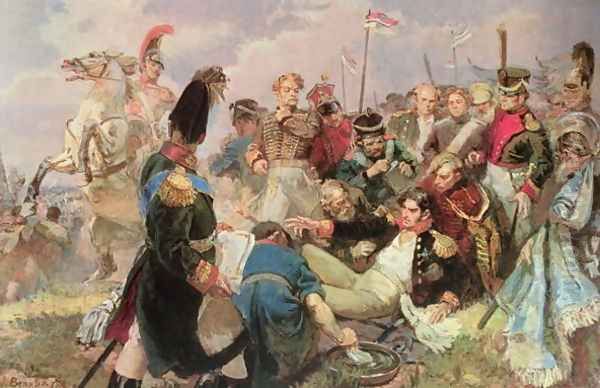 Battle of Borodino, 7th September 1812 Oil Painting by Anonymous Artist