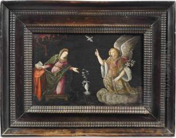 The Annunciation Oil Painting by Jacques De Stella