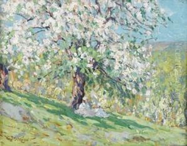 The Month Of May Oil Painting by George J. Stengel