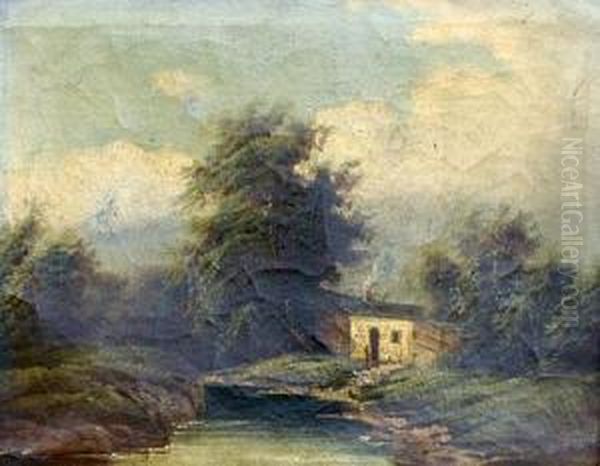 Landscape Oil Painting by Leopold Stephan