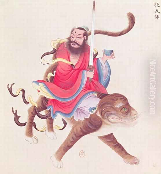 Chang Tao-Ling (fl.35 AD) Oil Painting by Anonymous Artist