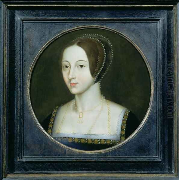 Portrait of Anne Boleyn (c.1507-36) Oil Painting by Anonymous Artist