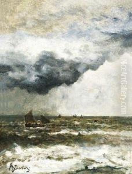 Avant L'orage Oil Painting by Aime Stevens