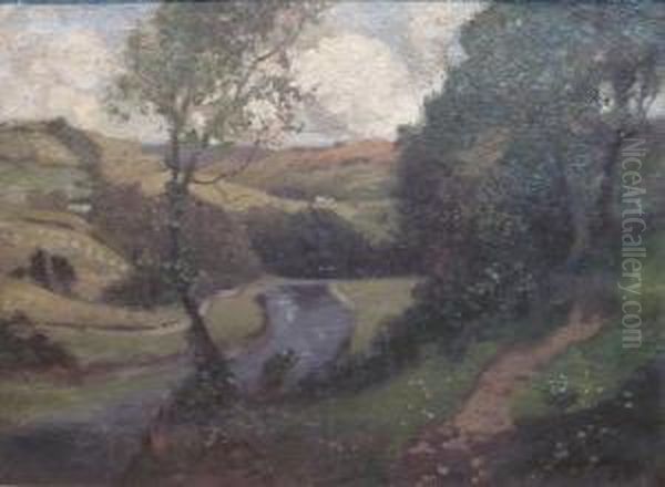 Pastoral Oil Painting by Robert Macaulay Stevenson