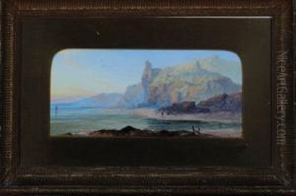 Tantallon Castle Oil Painting by George Blackie Sticks