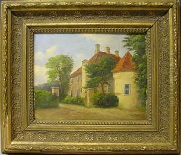 Geburtshaus Von Otto V. Bismarck In Schonhausen ( Heute
Museum ) Oil Painting by Julius Stockflet