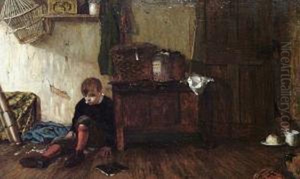 The Miscreant Oil Painting by Arthur Stocks