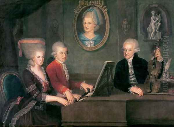 Portrait of Leopold Mozart (2) Oil Painting by Anonymous Artist