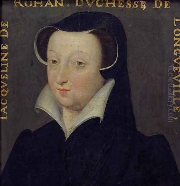 Jacqueline de Rohan (1520-86), Duchesse de Longueville Oil Painting by Anonymous Artist