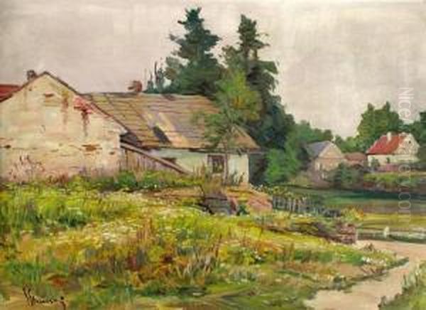 Landscape Oil Painting by Josef Stolovsky