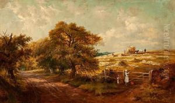 La Siega Oil Painting by William R. Stone