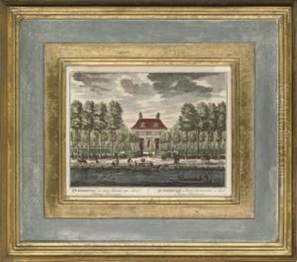 Queekhoven; Hofwerk; Maarsen; Zuylen; Ouderhoeks; Andnyenroode Oil Painting by Daniel Stoopendael