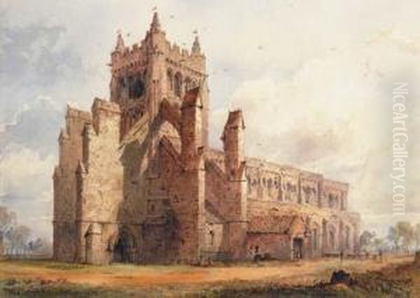 The Church Of St Hilda, Hartlepool Oil Painting by John Storey