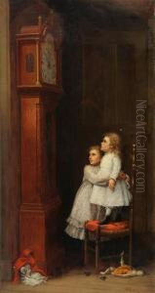 A Moment In Time Oil Painting by George Henry Story