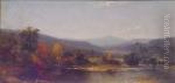 New Haven Fall Oil Painting by George Henry Story