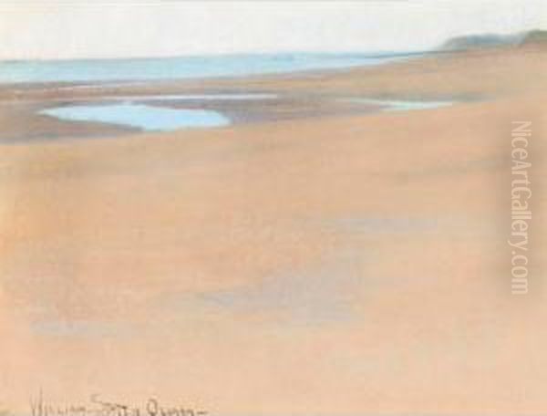 Sand Pools Oil Painting by William Stott