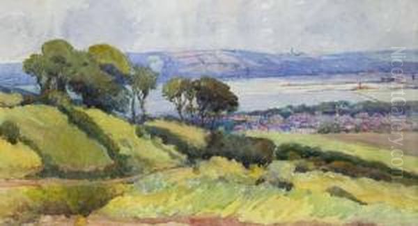 Belfast Lough Oil Painting by Seamus Stoupe