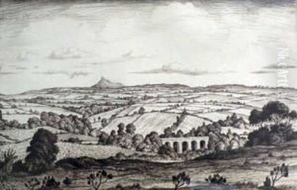 Landscape With An Aquaduct by Ian Strang