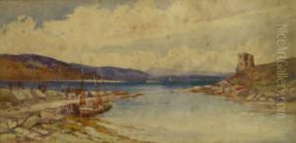 Kyle Akin Skye Oil Painting by Albert George Strange