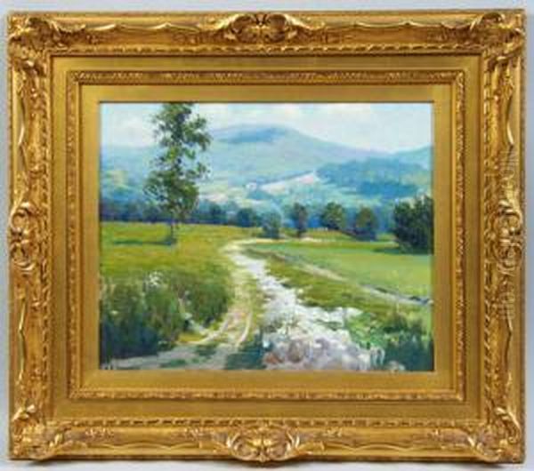 Near Pasadena Oil Painting by Harold A. Streator