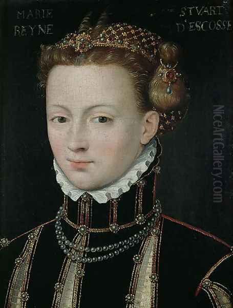 Mary Stuart (1542-87) Oil Painting by Anonymous Artist