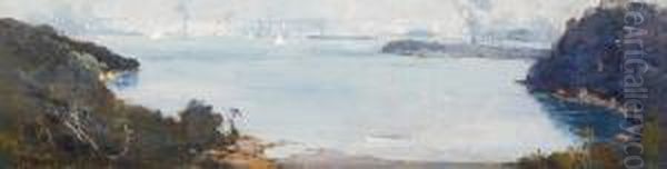 Calm Morning, Sirius Cove Oil Painting by Arthur Ernest Streeton