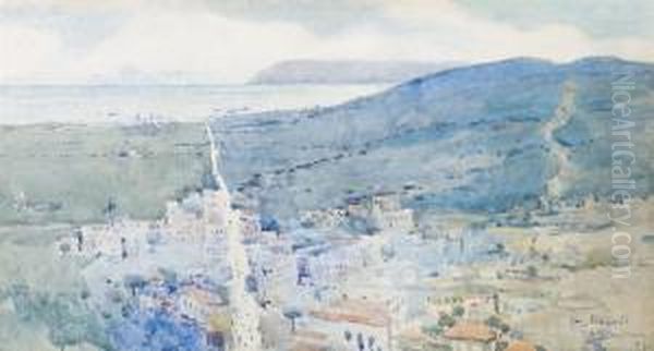 Pozzuoli, Near Naples, Italy Oil Painting by Arthur Ernest Streeton