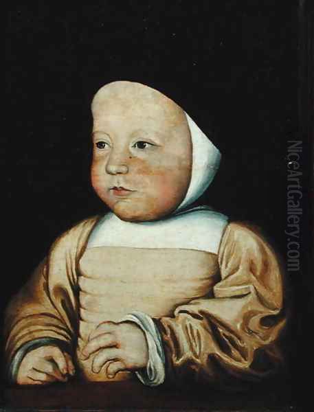 Portrait of Charles de France (1522-45) Duc d'Angouleme, c.1524 Oil Painting by Anonymous Artist