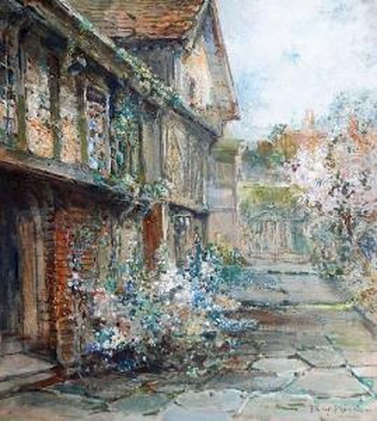 The Old House Oil Painting by Philip Eustace Stretton