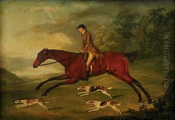 An Equestrian Portrait Of A Gentleman Oil Painting by Thomas Stringer