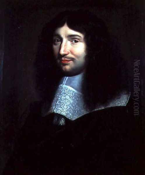 Portrait of a Man, Presumed to be Jean Baptiste Colbert (1619-1683) Oil Painting by Anonymous Artist