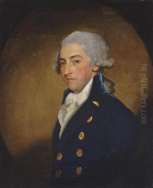 Portrait Of A Gentleman Oil Painting by Gilbert Stuart