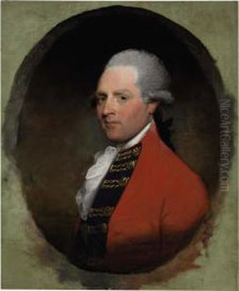 Portrait Of General Richard Grenville Oil Painting by Gilbert Stuart