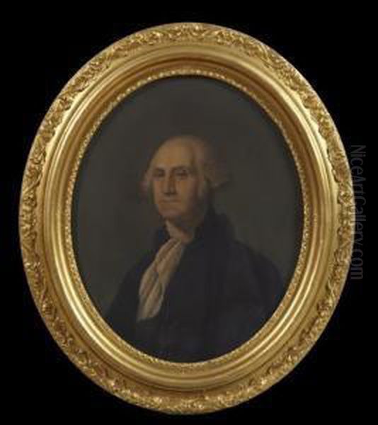 Portraits Of George And Martha Washington Oil Painting by Gilbert Charles Stuart