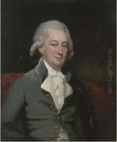 Portrait Of A Gentleman Oil Painting by Gilbert Charles Stuart