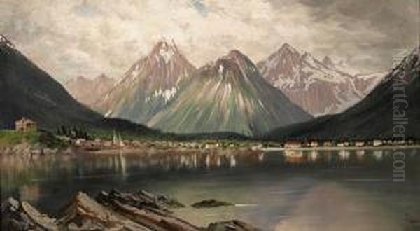 Sitka, Alaska Oil Painting by James Everett Stuart