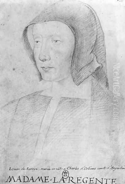 Louise de Savoie (1476-1531) ( Oil Painting by Anonymous Artist