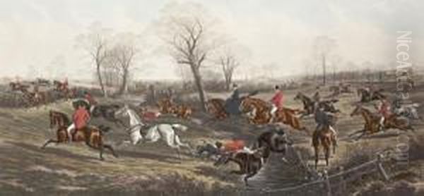 Foxhunting Oil Painting by John Sturgess