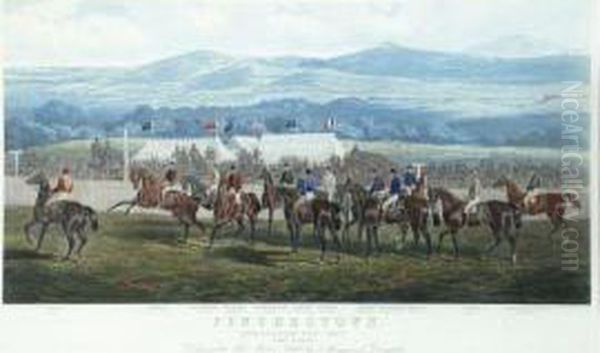 Punchestownraces, Conyngham Cup Oil Painting by John Sturgess