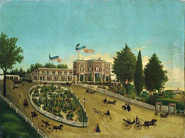 The Claremont 1855 Oil Painting by Anonymous Artist