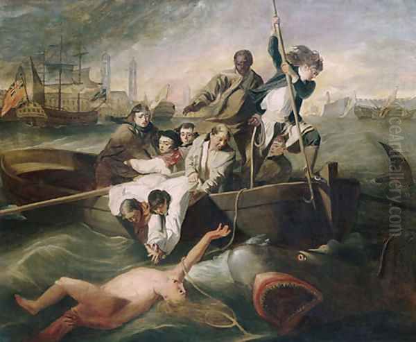 Watson and the Shark 1778 Oil Painting by Anonymous Artist