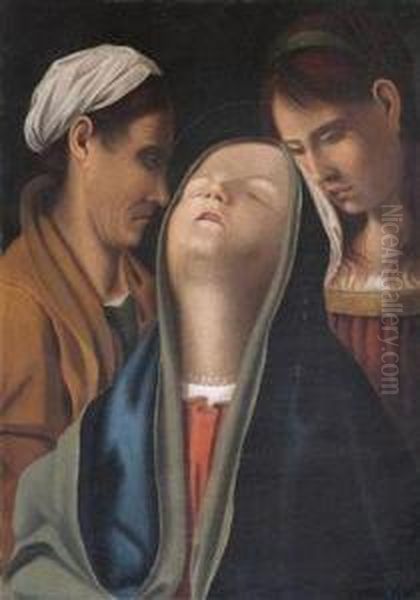 Mater Dolorosa Oil Painting by Bartolomeo Suardi