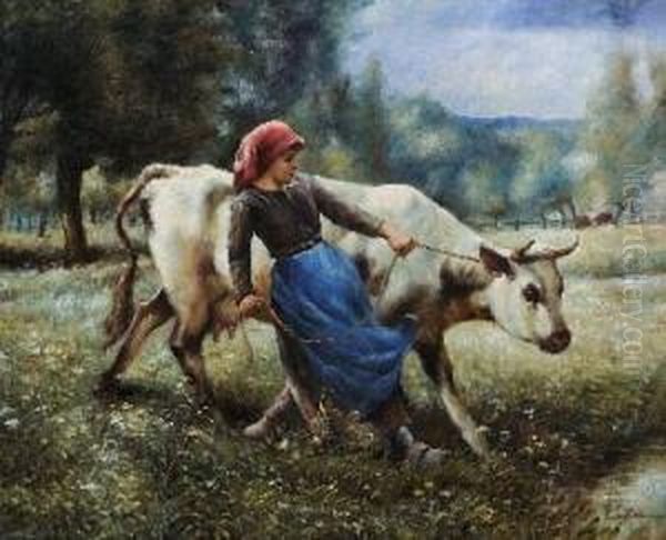 Campesina Holandesa Oil Painting by Kata Sugar