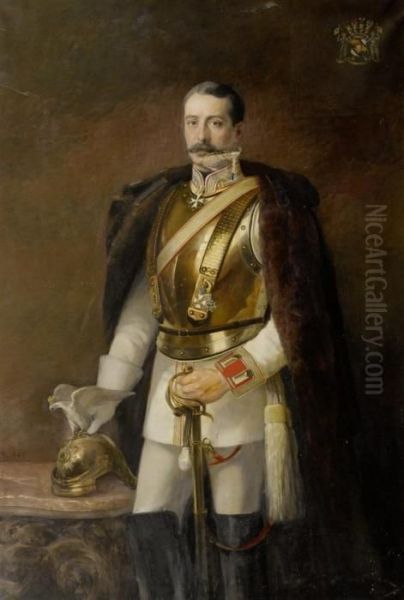 Portrait Of Alexander Otto Hugo Vladimir Oil Painting by Carl Suhrlandt