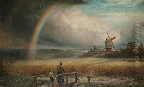 The Rainbow Oil Painting by William Holmes Sullivan